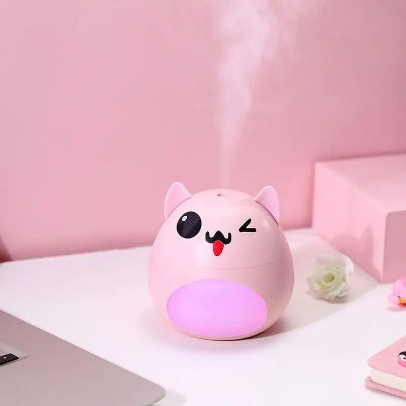 

1PCS USB powered Mini Humidifier with 200mL Water Tank Device Facial Thermal Sprayer Skin Care Tool Mist Humidifier Car Home Off
