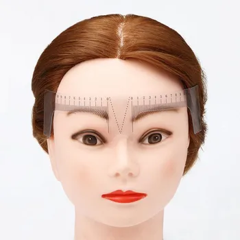 

5 Pcs Microblading Disposable Accurate Ruler Permanent Makeup Tebori Eyebrow Shaping Tools Tattoo Measurement Rulers Sticker