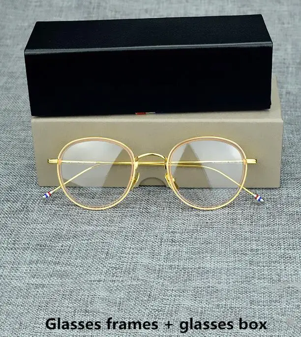 Высокое качество Ретро очки оправа T905 очки близорукие компьютерные очки прозрачные oculos de grau мужские и женские оптические очки - Цвет оправы: A4