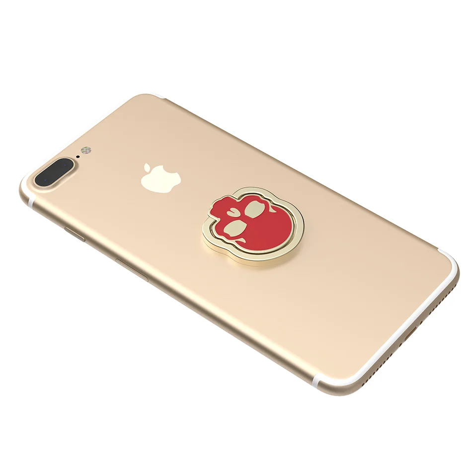 CHOETECH 360 Degree Rotation Zinc Alloy Metal Finger Ring Holder For Samsung Galaxy Phone Stand Universal Mobile Phone Holder