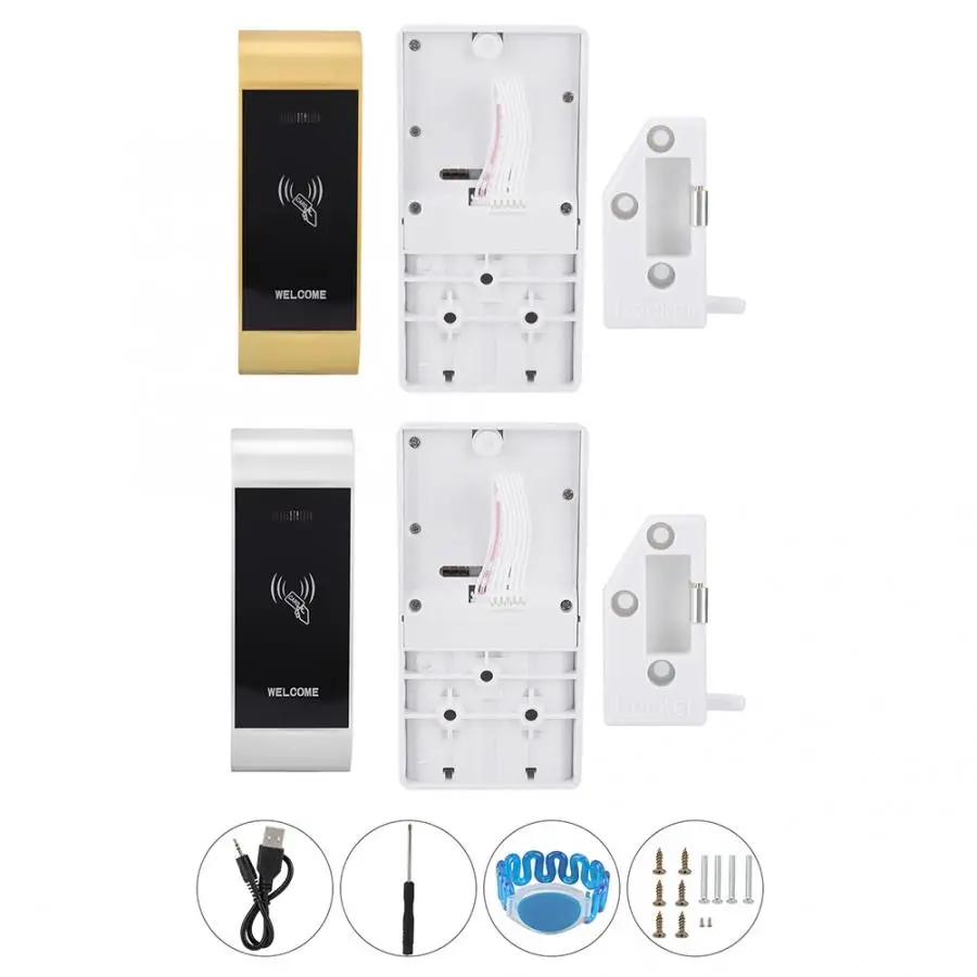 

Smart Sensor Electronic Lock File Cabinet Wardrobe Lock with U-shaped Unlock Bracelet electronic door lock