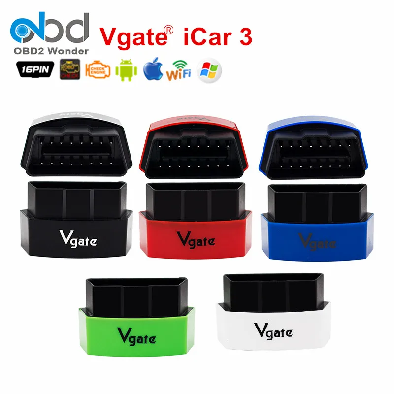 Prix pour Super OBD2 Mini Vgate iCar3 Wifi ELM327 Lecteur de Code Outil iCAR 3 OBD2 ELM 327 Support Multi-Langue Pour Android/IOS/PC Prix pour Super OBD2 Mini Vgate iCar3 Wifi ELM327 Lecteur de Code Outil iCAR 3 OBD2 ELM 327 Support Multi-Langue Pour Android/IOS/PC