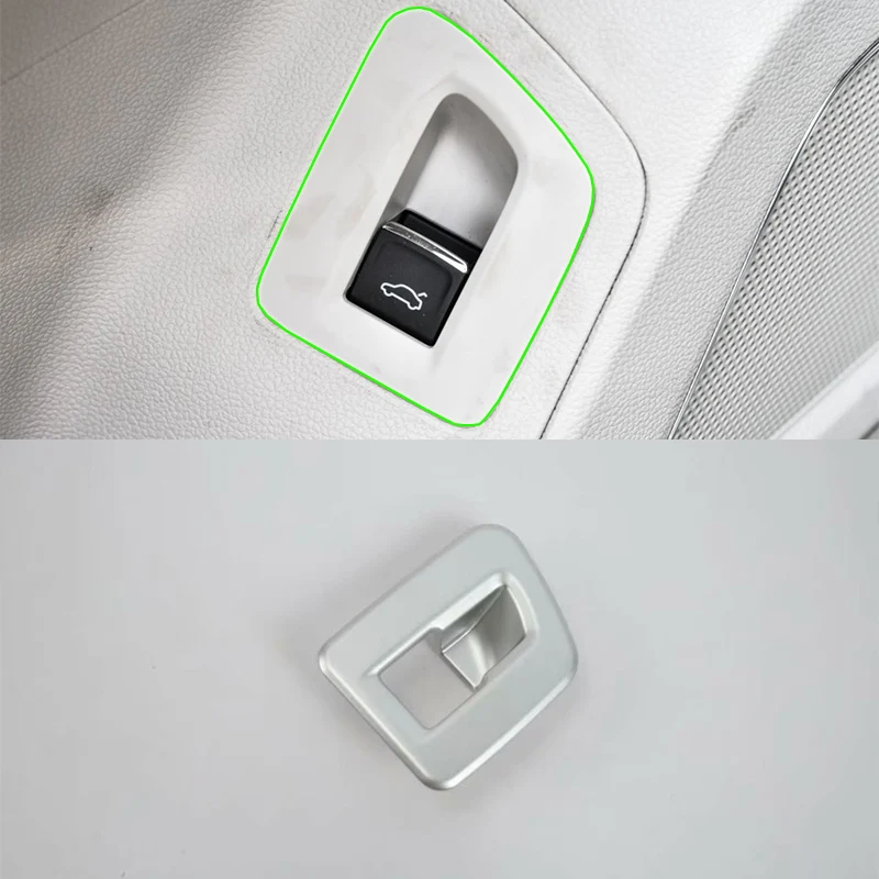 

Car Accessories Interior LHD ABS Rear Trunk Gate Switch Button Cover Trim For Volkswagen Teramont 2017 Car-styling