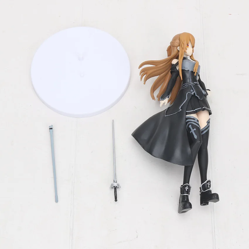 Аниме фигурки SAO yuki Asuna аниме из ПВХ 2 вида цветов онлайн|Игровые и трансформеры| |