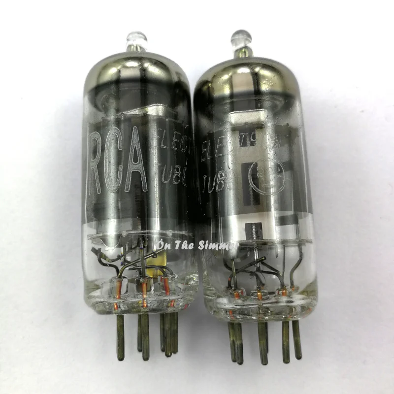 США RCA 5814A трубки поколения 6189 5693 ECC82 12AU7 три слюды квадратное кольцо черный экран