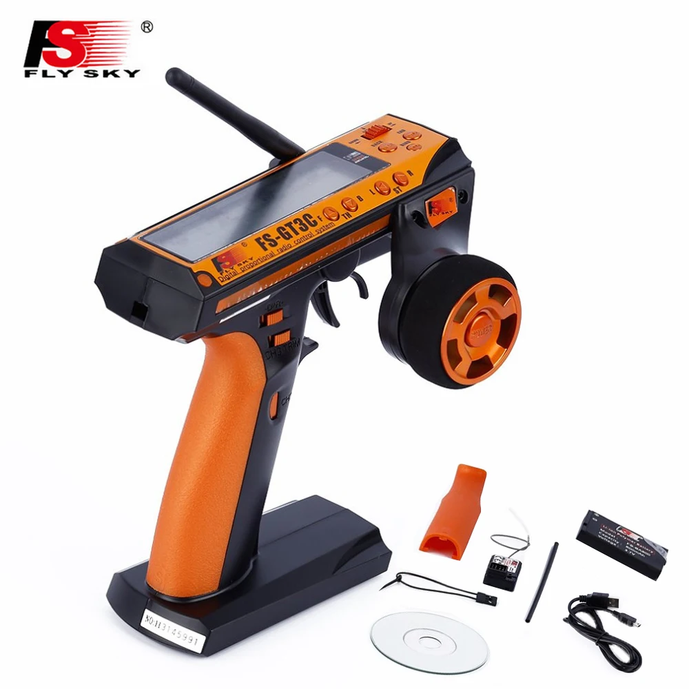 FlySky GT3C FS GT3C FS GT2E FS GT2 FS CT6B 2.4GHz 3 Channel Transmitter ...