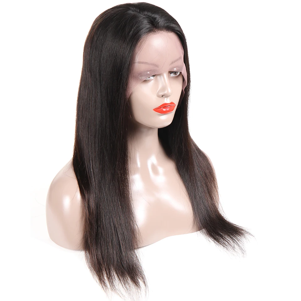 Satai перуанский прямые волосы Синтетические волосы на кружеве человеческих волос парики с детскими волосами 13x4 Реми Синтетические волосы на кружеве парик