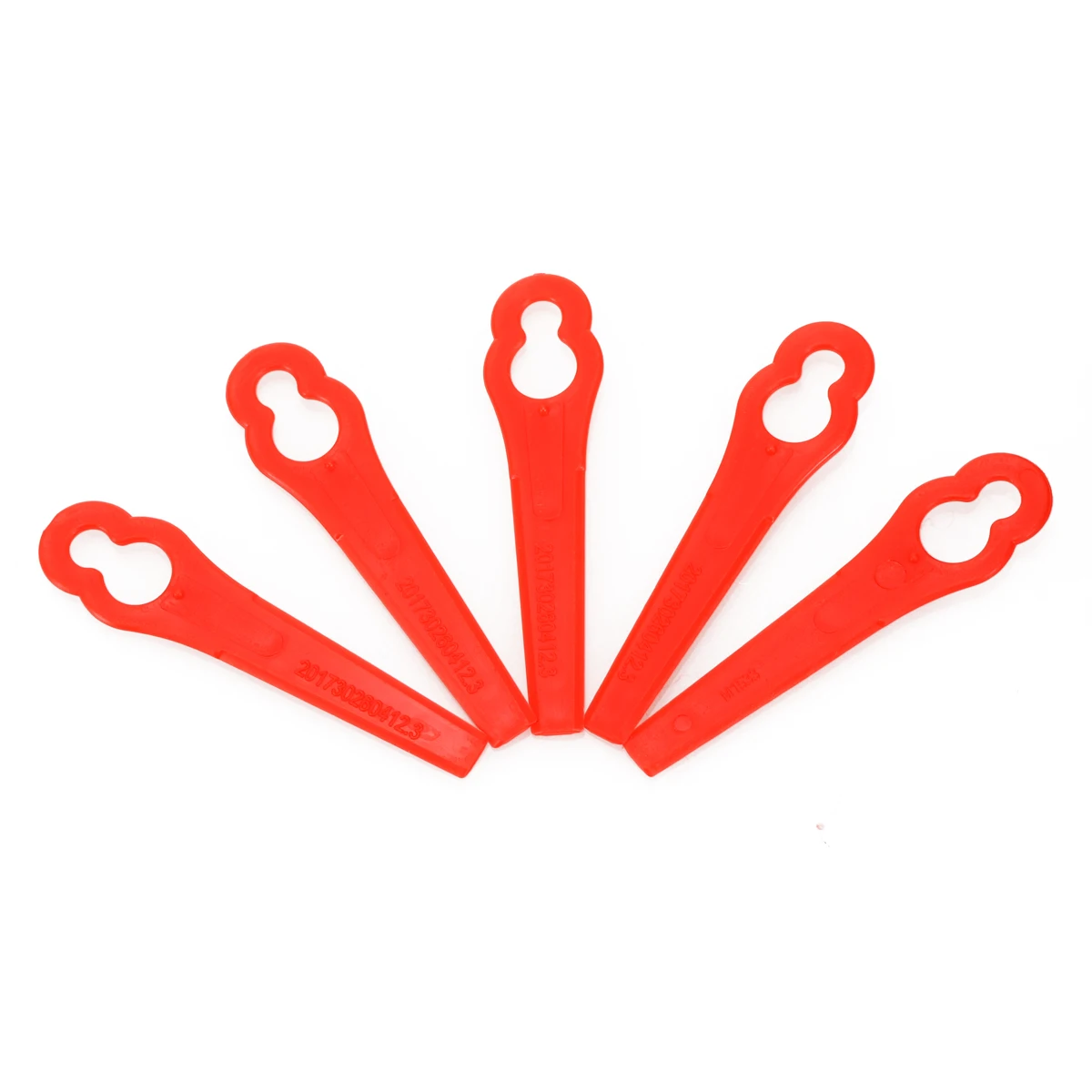 50pcs Plastic Trimmer Blades Replacement Lawn Mower Blades for Garden Grass Trimmer Parts