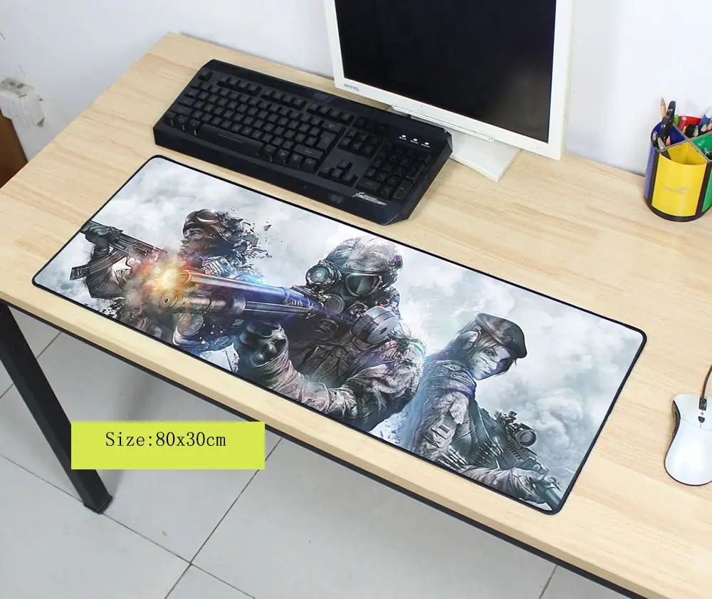 warface mouse pad 80x30cm pad to mouse notbook computer mousepad High quality gaming padmouse gamer to laptop large mats