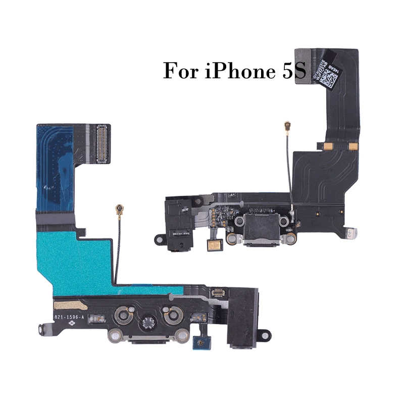 

Replacement Charging Flex Cable For iPhone 5S SC 5 USB Charger Port Dock Plug Connector With Mic Flex Cable
