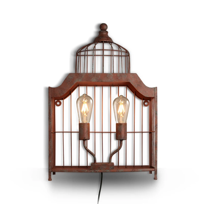 

Retro industrial living room wall lamp Loft Hotel Cafe Restaurant wall light iron personality decor corridor lighting fixtures