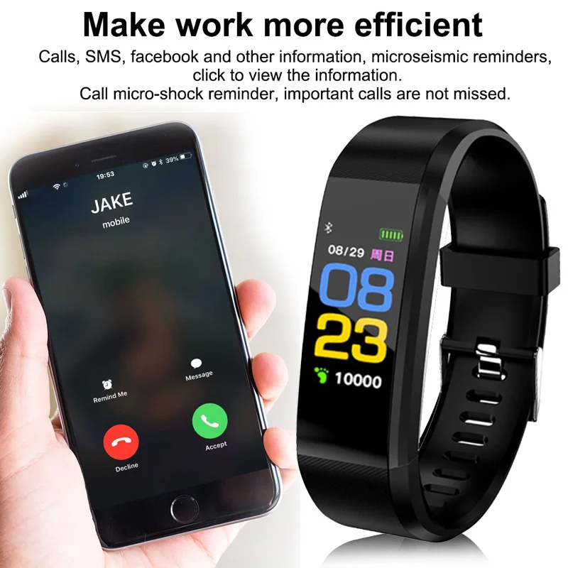 Спортивный Браслет умные часы для мужчин и женщин Android IOS электроника Wach фитнес