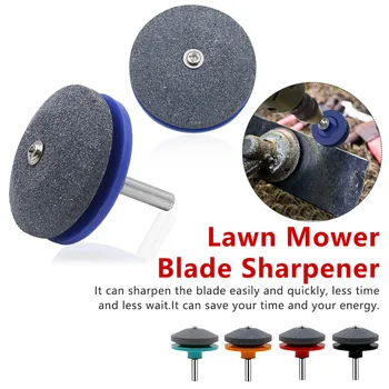 

Dill Guide Rotary Tool 5 Colors Lawnmower Blade Sharpener Grinding Garden Tools Power Drill Hand Drill Sharpening Stones