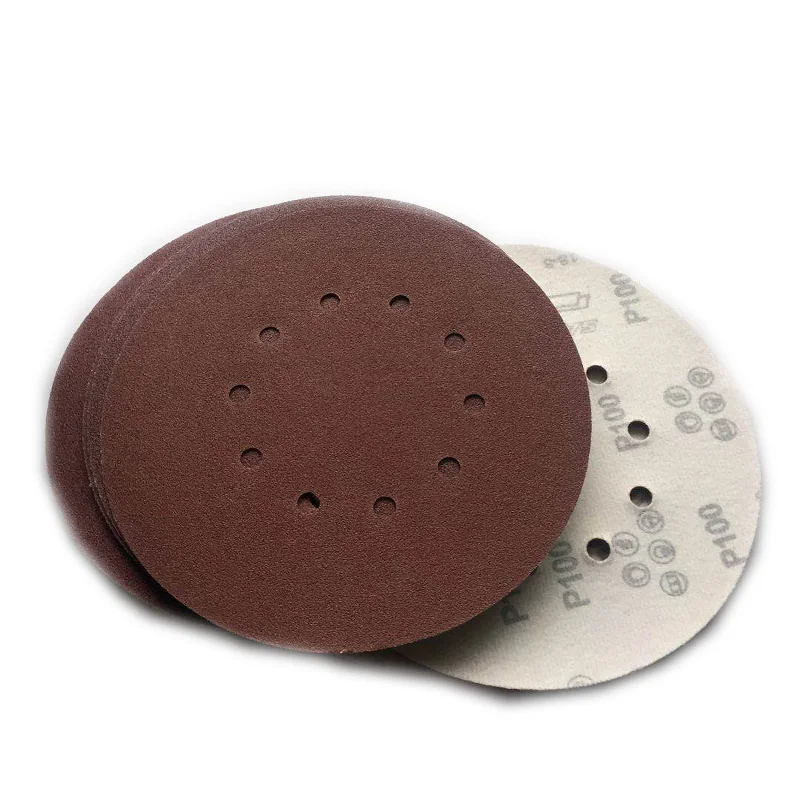 

30 pcs 9" 225MM 10 holes Mixed loadin Sanding Paper Discs Sheet Hook & Loop Sand Paper Sandpaper 60 120 240 320 400 600