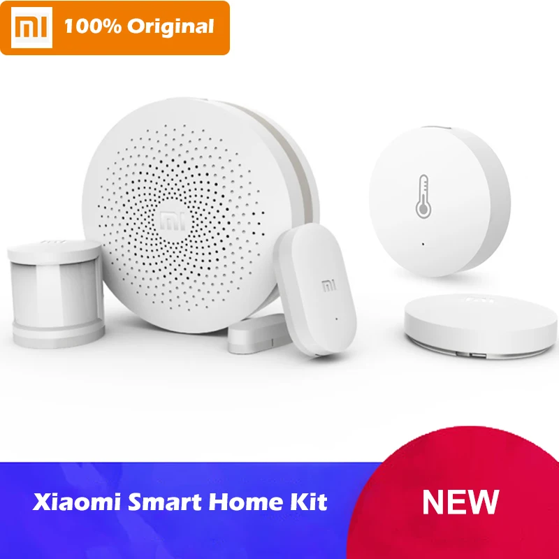 

Xiaomi Smart Home Kit Mijia Gateway Door Window Human Body Sensor Temperature Humidity Sensor Wireless Switch Zigbee Socket