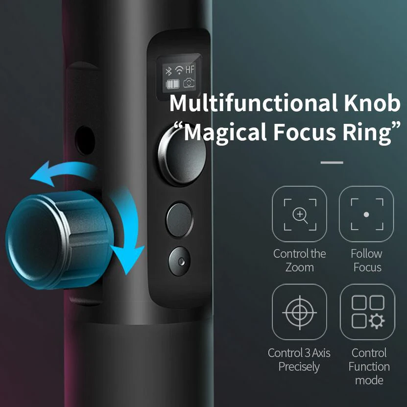  UK Stock FeiyuTech G6 Plus 3-Axis Splashproof Handheld Gimbal for Smartphone Action Camera Digital 