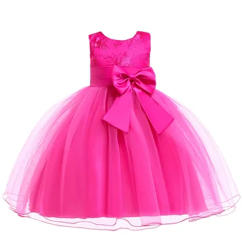 

D0072 New Fashion Ball Gown Children's Princess Dress Fleabane Bitter Gauze es 2019 Girls