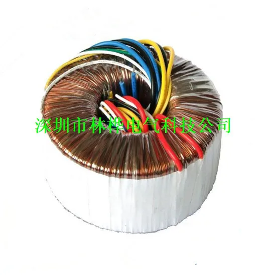 

1pcs Custom Toroidal Transformer AC20V (9A)-0-AC20V (9A) AC12V(2A)-0-AC12V(2A)