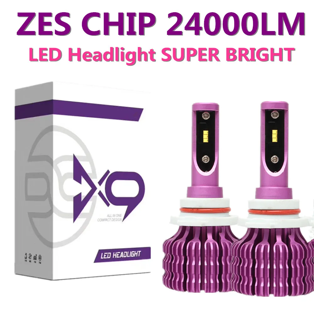 

2Pcs 100W 16000LM/kit LED H4 Hi/Lo ZES Headlight COB H11 H7 H1 H3 9005 HB3 9006 HB4 Beam Bulbs Car Styling Light SUV ATV X9 12V