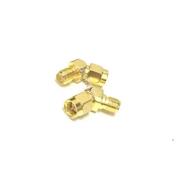 

10 pcs New RF Coax Angle 135 Degree RP-SMA/SMA Male to Female Angle Connector Plug