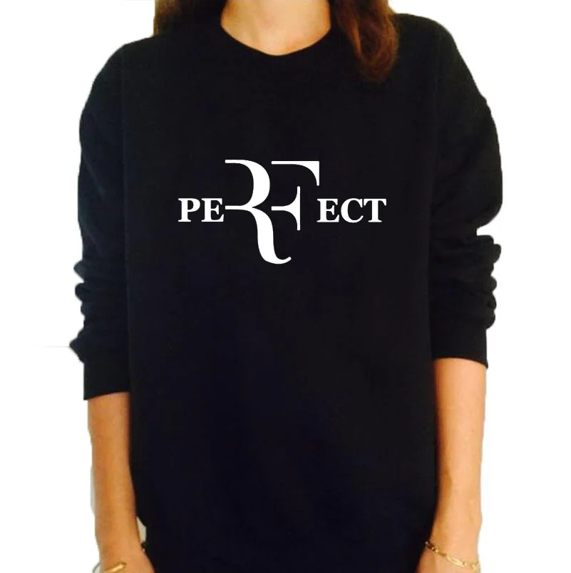 

2019 Women Tops Long Sleeve Crewneck Sweatshirt Pullover Tracksuit Sudaderas Mujer New Hoodies Pefect Slogan Black White Hoodies