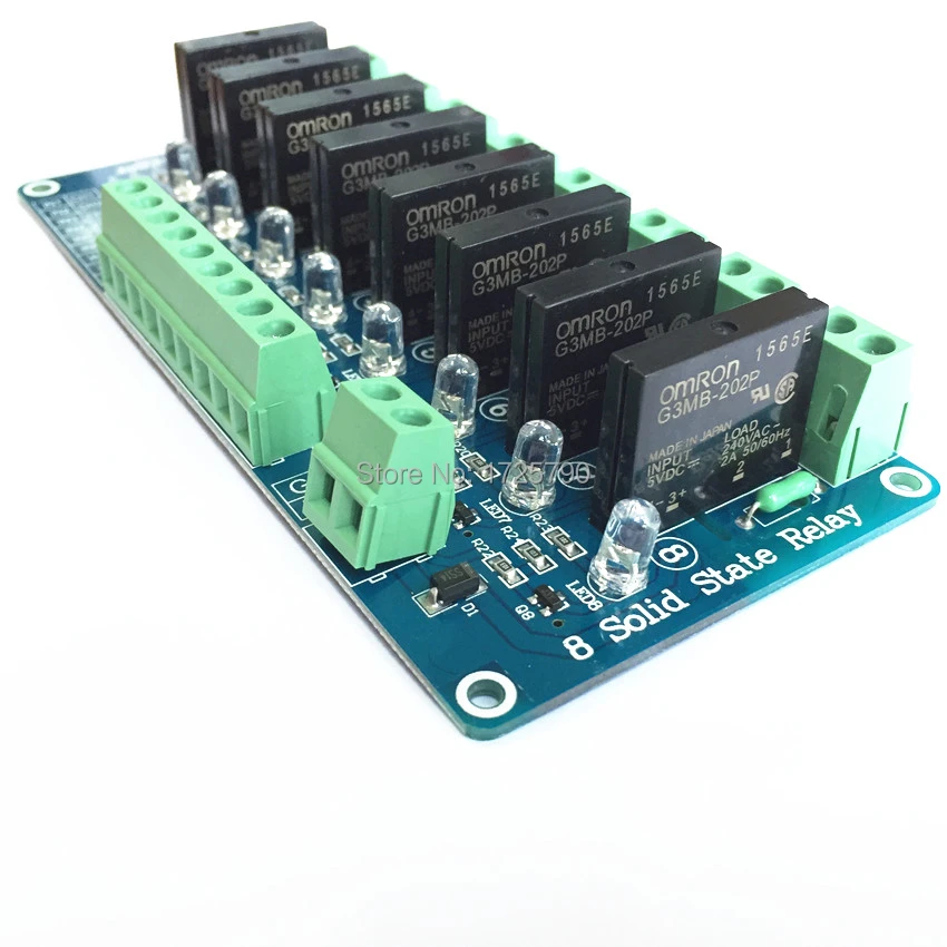 High Quality Sainsmart 8 Channel 5v Solid State Relay Board Module