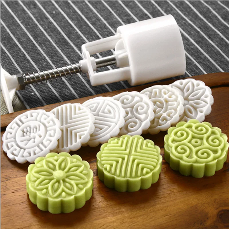 DIY луна торт плесень опционально 25 г 50 75 Mooncake инструменты Пластиковые