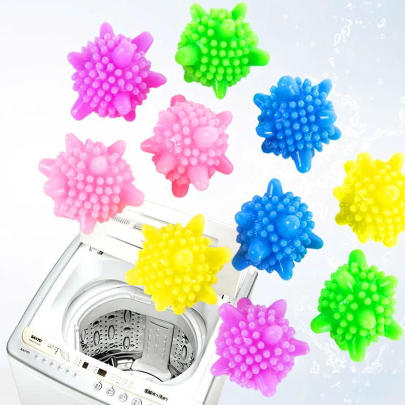 

Four-piece magic laundry ball anti-winding washing machine home star solid strong decontamination purification dry laundry ball