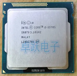 

Intel Core i5-3570S I5 3570S Processor 6M Cache, 3.1GHz LGA1155 Desktop CPU Quad-Core CPU