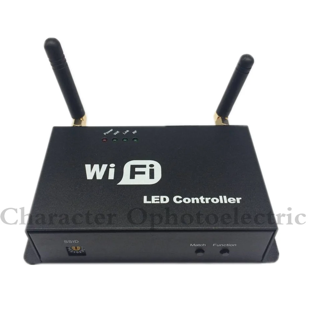  3pcs LED RGB Controler DC5v~24v WiFi 100 Wireless touch Android IOS Smartphone Remote 12v wifi RF r