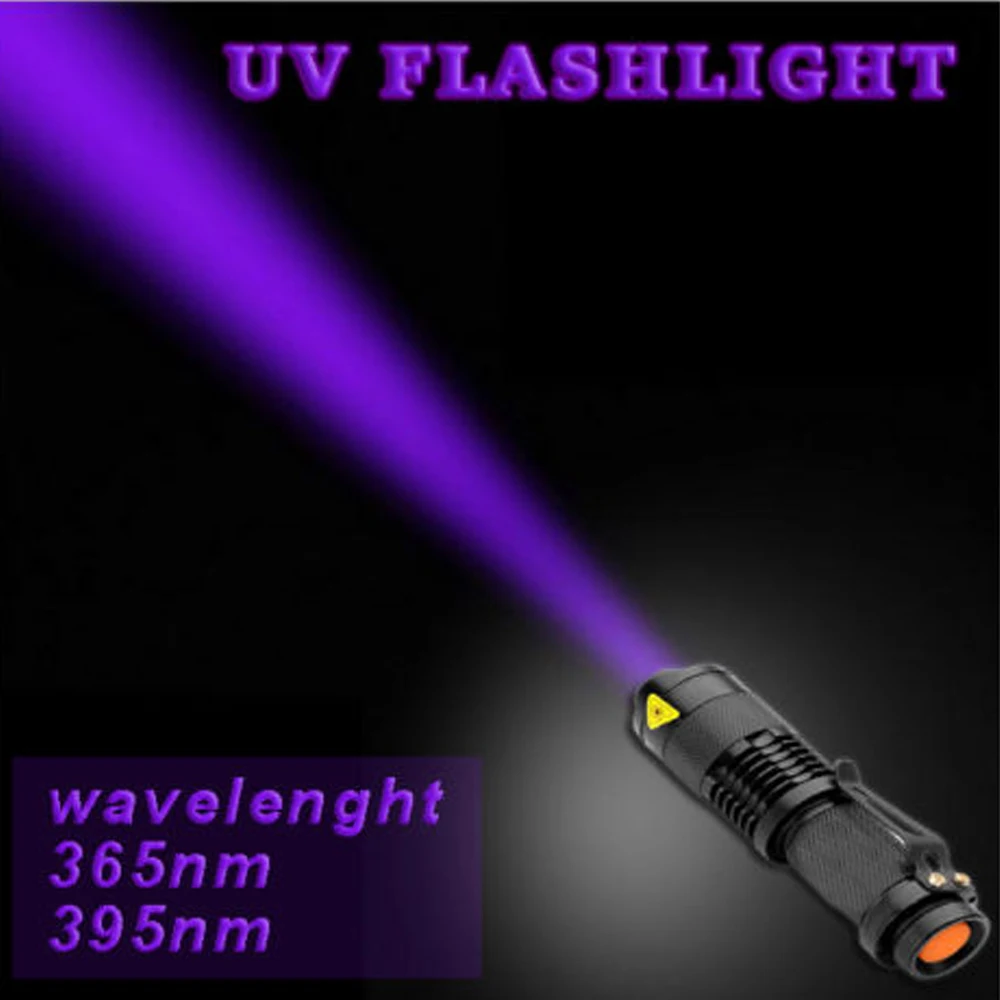 Cheap Portable Mini Led Flashlights LED Bulb UV Ultra Violet Flash