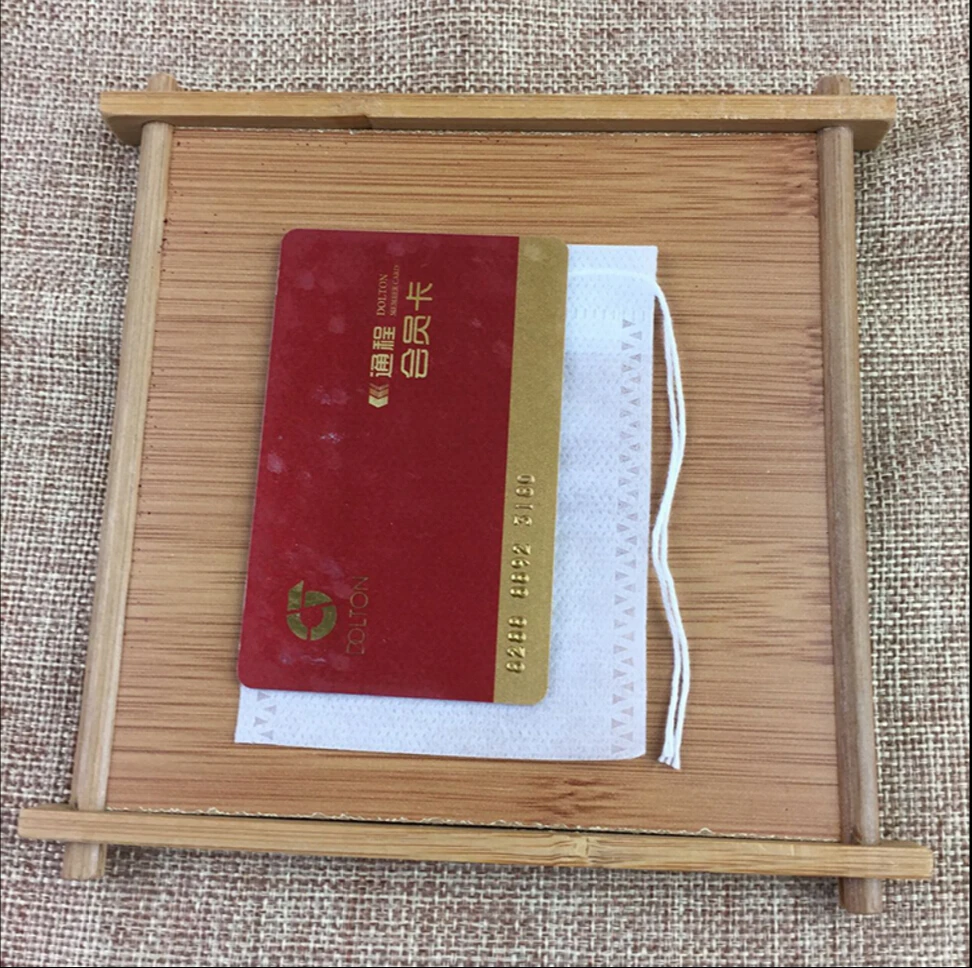 Чайные пакетики 500 шт. 7x9 см Пустой чайный пакетик со шнурком запаянный фильтр