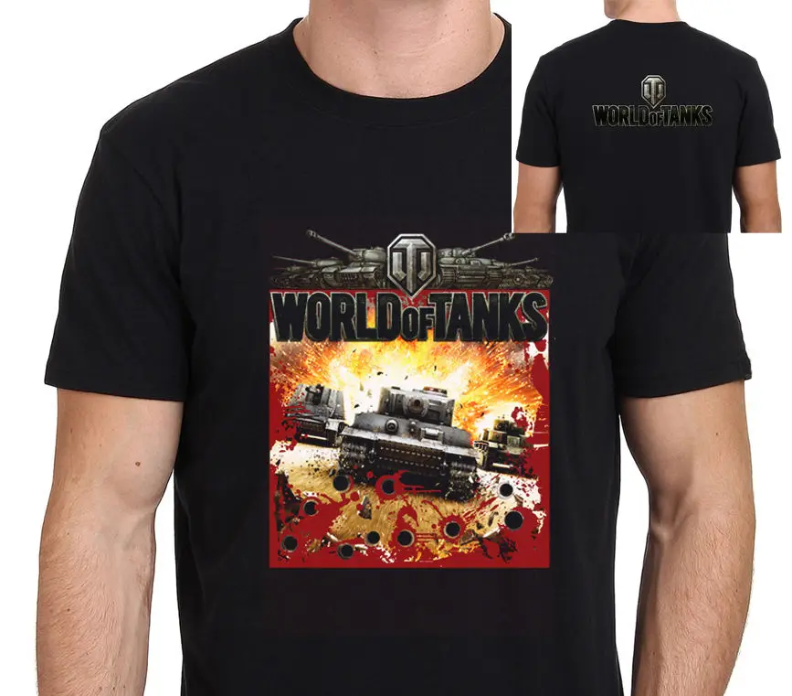 T Shirt Promotion O Neck Design Short Sleeve World Of Tanks T Shirts