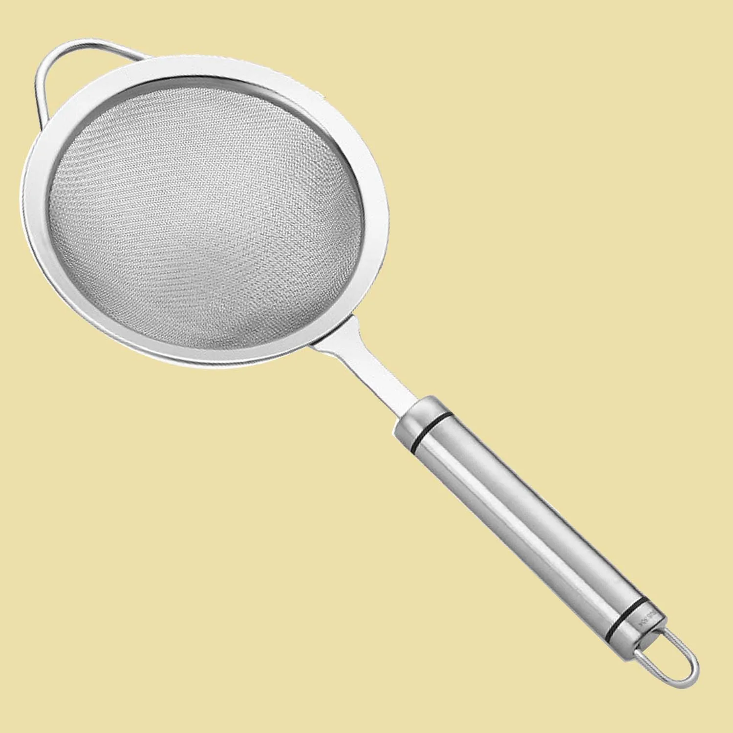 Behokic Stainless Steel Round Handle Kitchen Utensil Mesh Food Hotpot