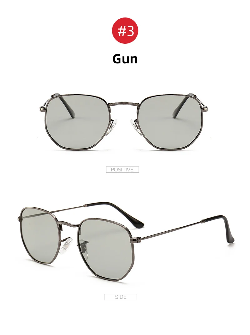 big sunglasses for women VIVIBEE Oval Women Fashion Photochromic Sunglasses Polarized Ladies Metal Gold Frame Sun Glasses 2021 Trending Female Shades big sunglasses