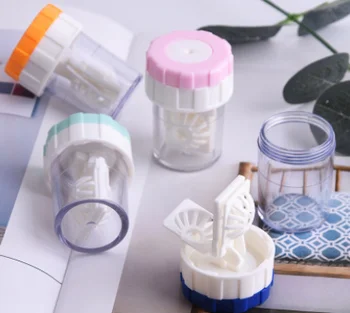 

Eye Care Fashion Manually Plastic Cleaning Lenses Case Contact Lens Cleaner Washer Contact Lens Cleaner