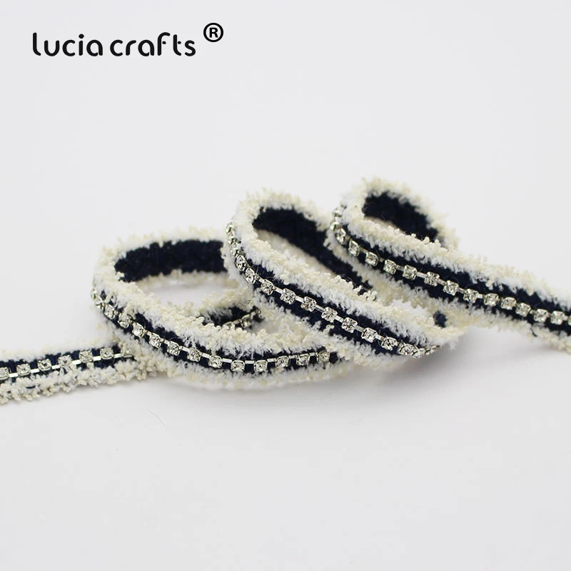 Lucia crafts 1 ярд 13/15/18 мм Фрезер для ногтей, сверлильный кисточкой лентой отделка тканевая лента для рукоделия костюм платье швейные материалы P0814