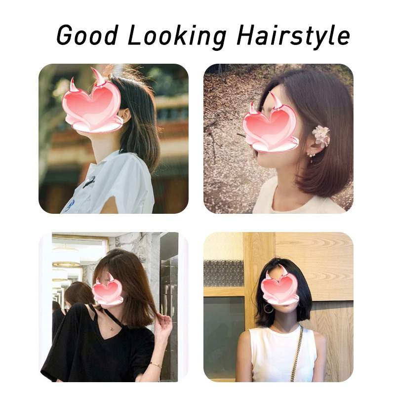  U Part Hair Extension Toupee Straight Hair Synthetic Material Hair Hand-made Natural Black Top Hair