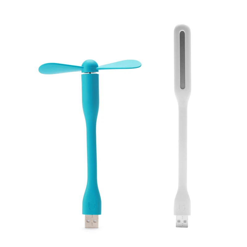 Оригинальный гибкий съемный USB вентилятор Xiaomi Mijia портативный светодиодный Xiomi 5 в