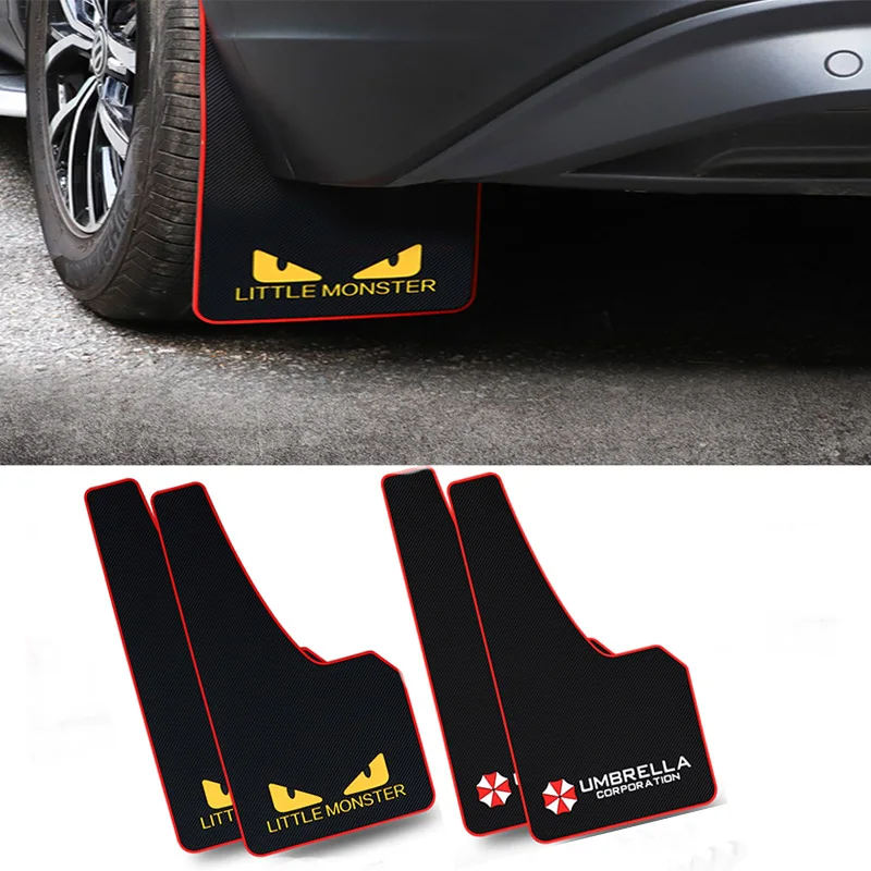 Devil спортивные автомобильные щитки крылья Брызговики для Renault Megane 2 Duster Clio Honda Civic Fit VW touareg mk7 MK5 Mazda 3 6 CX5