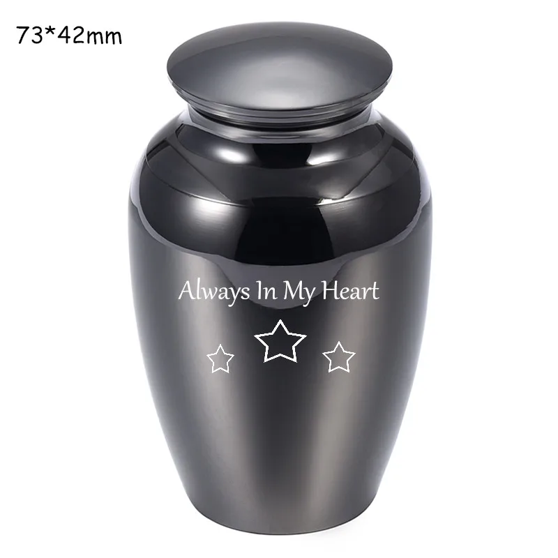 

Pet/Human Ashes Urn Large Space Keepsake For Ashes Jewelry Memorial Urn Funeral Casket Urn Free Velvet Bag Classic Fashion Humen