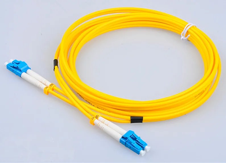 1 Meter LC LC Fiber Optic Cable SingleMode Duplex Patch Cord 9/125in