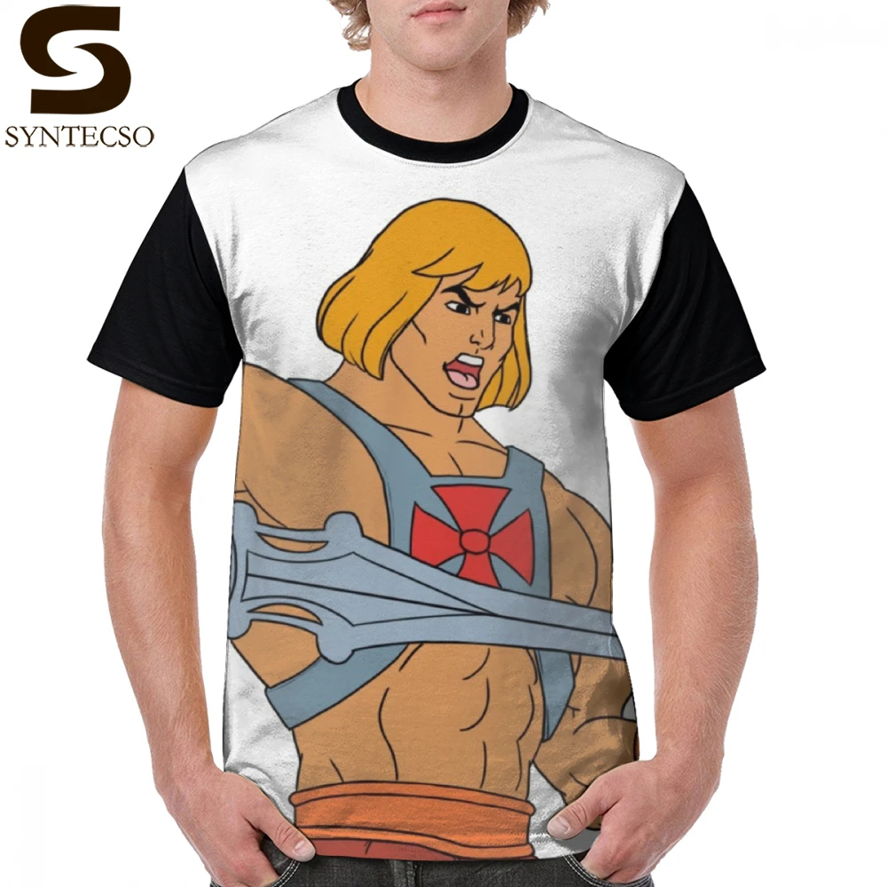 

He Man T Shirt He-man Filmation Style T-Shirt Beach Men Graphic Tee Shirt Print Short-Sleeve 100 Percent Polyester 6xl Cute Tshirt