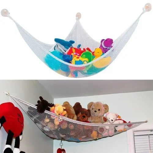 Toy Soft Hammock Mesh Kid Children Playroom Bedroom Tidy Storage Net NEW S 