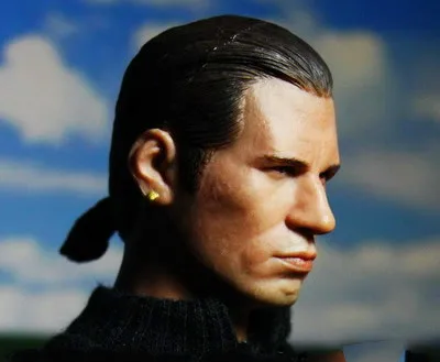 

[ESTARTEK] Headplay Hp Pulp Fiction 1/6 John Travolta Head Sculpt for 12" Collectible Action Figure DIY