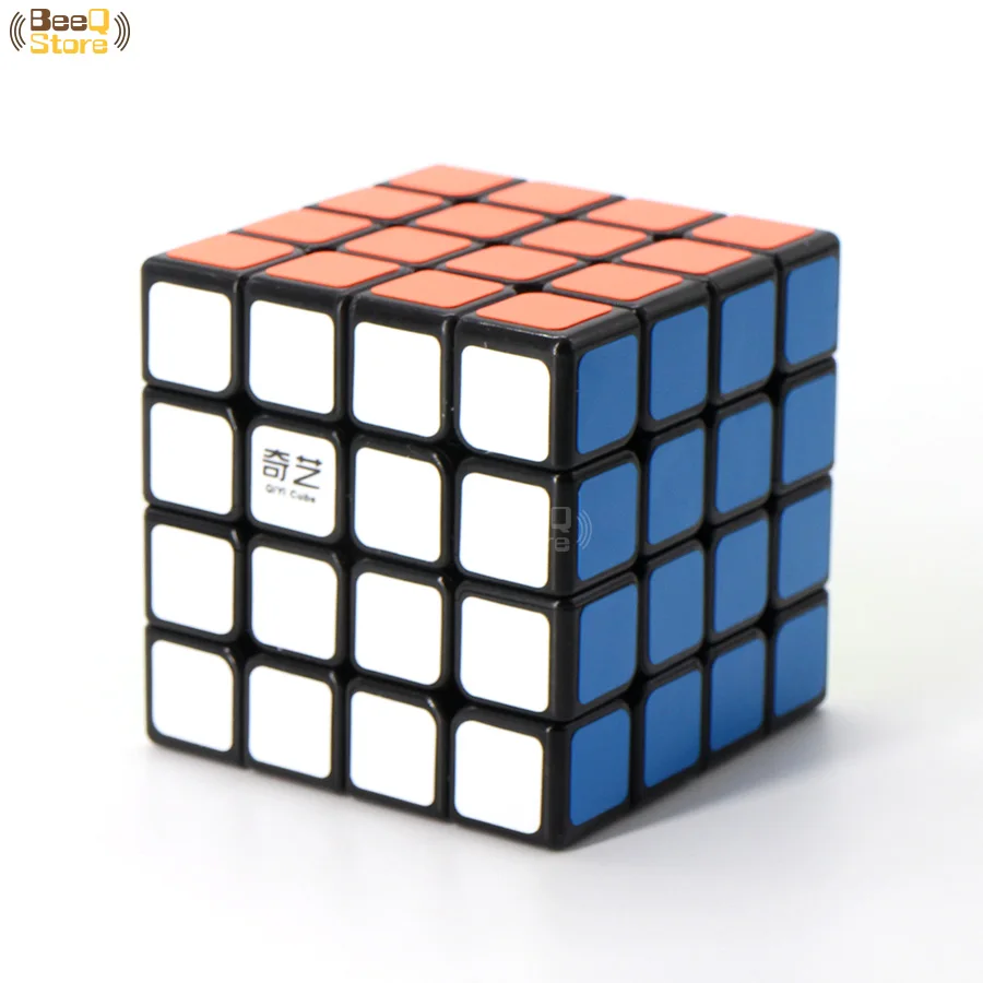 Qiyi qiyuan 4x4 Magic Cube qiyuans для Beginer Скорость Cube Puzzle Профессиональный Мэджико Cubo черный Stickerless развивающие игрушки малыш