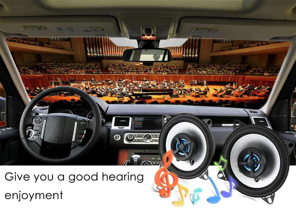Парные Leibo автомобильные коаксиальные динамик LB-PS1402T музыкальная чувствительность Громкий динамик для автомобилей Авто Портативный высококачественные динамики