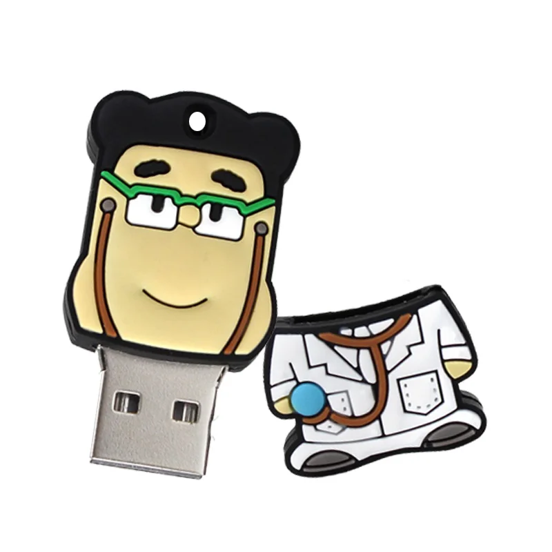 pendrive animado Cartoon Doctor Child Pen Drive 64gb 32gb Usb Flash Drive Pendrive Real Capacity 4g 8g 16gb Memory Stick gifts pendrive animado Cartoon Doctor Child Pen Drive 64gb 32gb Usb Flash Drive Pendrive Real Capacity 4g 8g 16gb Memory Stick gifts