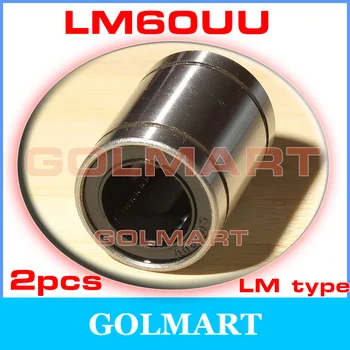

2pcs Linear Bearings New Precision LM60UU Bearing 60*90*100mm Linear Motion Bush Bushing for 60mm shaft rail