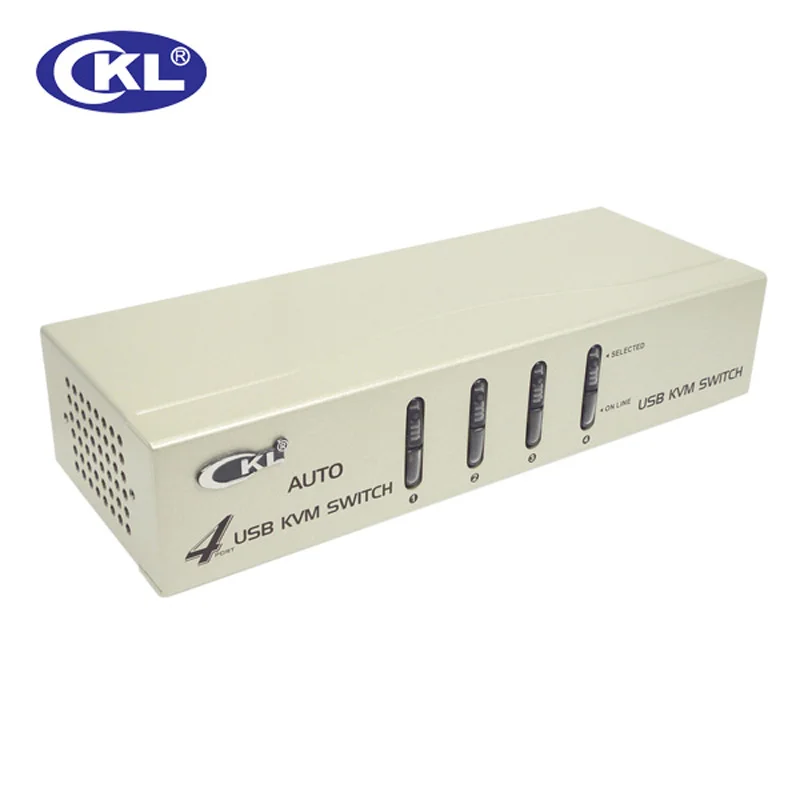 Ckl 4 ميناء usb vga kvm التبديل دعم الصوت و auto scan مع الكابلات kvm الجلاد ل keyboard video الماوس CKL-84UA